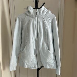 lululemon athletica Light Blue Scuba Hoodie